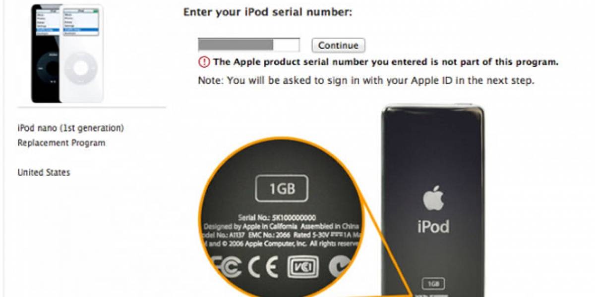 Apple comienza a reemplazar iPod nano originales por sobrecalentamiento de batería