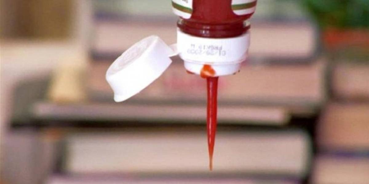 Nuevo material ultra resbaloso aliviará esperas por últimos restos de ketchup