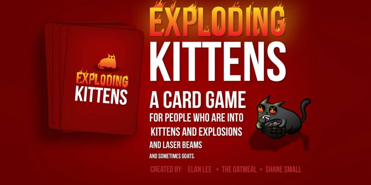 Exploding Kittens ahora es el proyecto en que más gente ha colaborado en Kickstarter