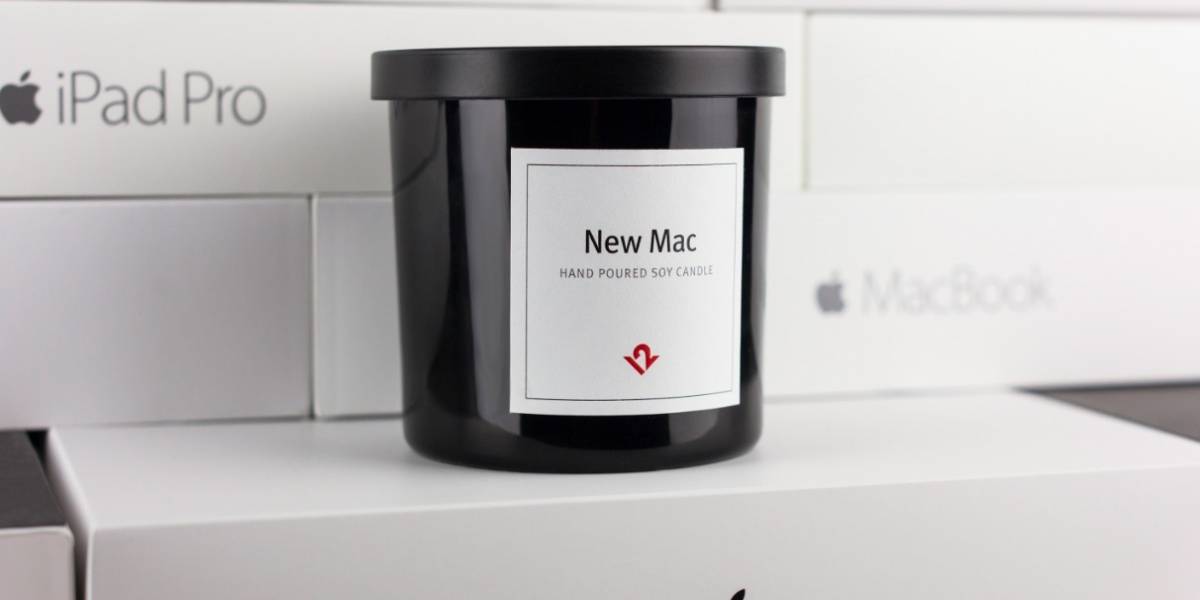 Sale a la venta nueva vela con aroma a Mac nuevo
