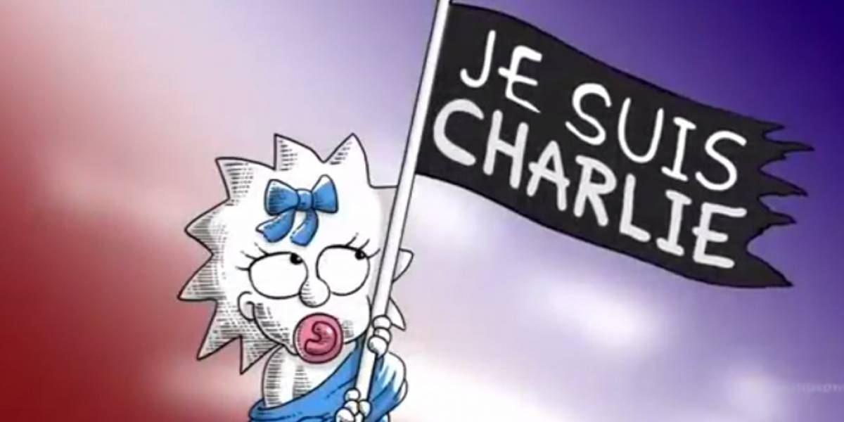 Los Simpson homenajearon a la revista Charlie Hebdo