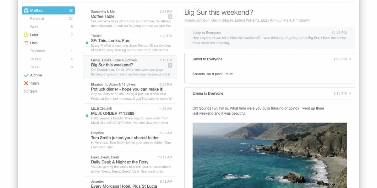 Dropbox anuncia Mailbox para OS X