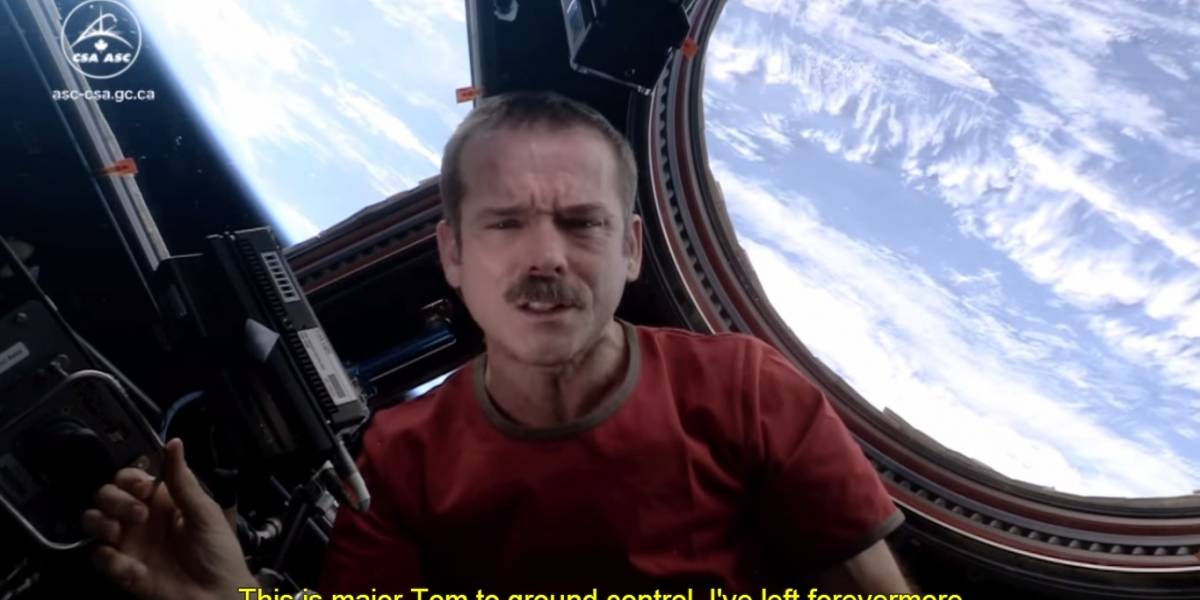 Cover de Space Oddity desde la Estación Espacial Internacional será retirado mañana de YouTube
