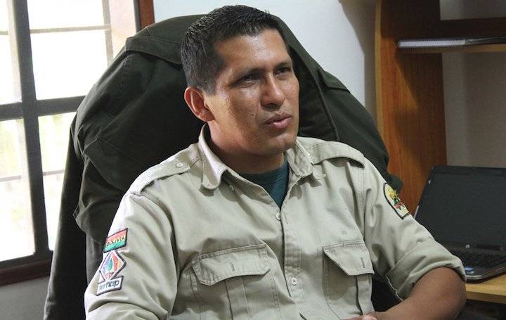 Marcos Uzquiano desde hace 15 años trabaja en el Servicio Nacional de Áreas Protegidas (Sernap)
