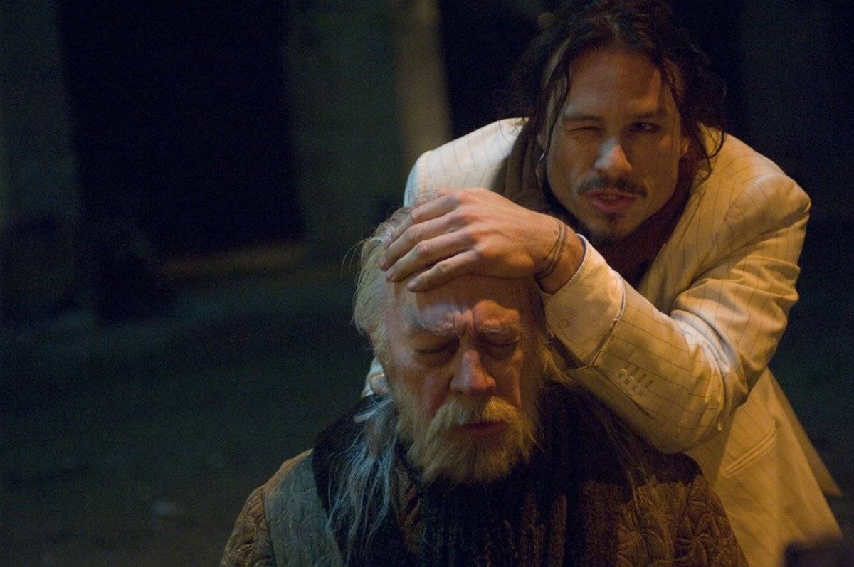 Heath Ledger e Christopher Plummer Dr. Parnassus