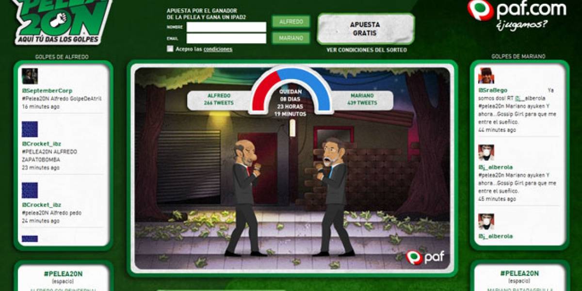 España vive una #Pelea20N: Rubalcaba y Rajoy se enfrentan a golpe de tuits