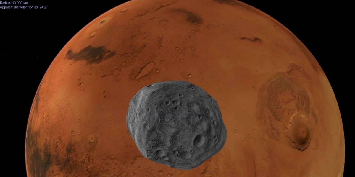Las lunas de Marte son producto de un choque entre planetas
