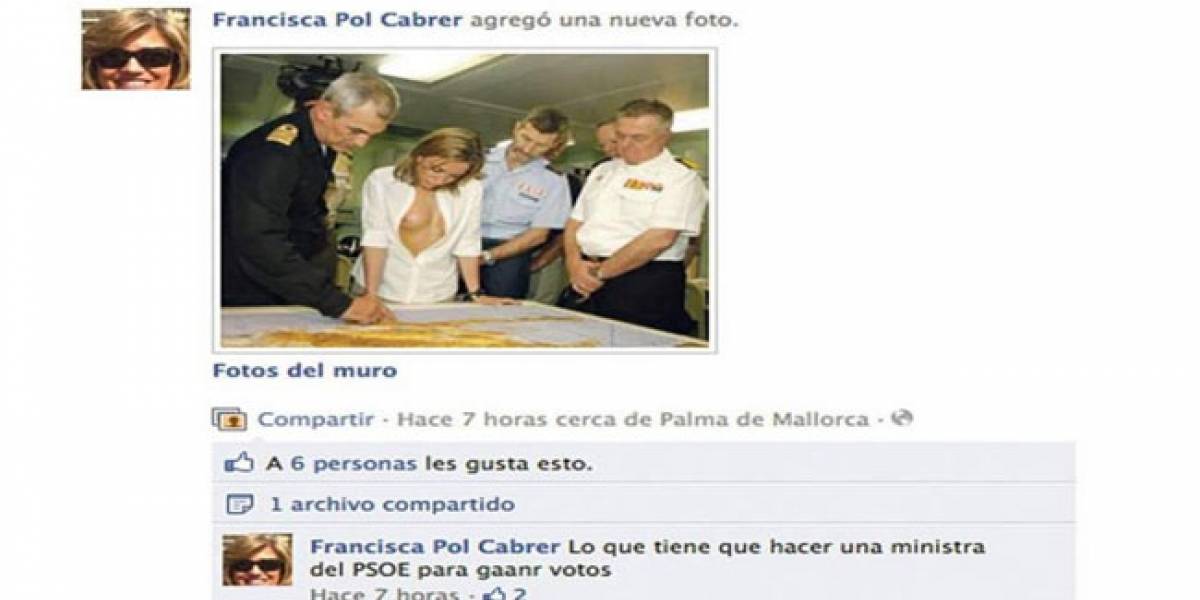España: Candidata por el PP al Senado dimite tras publicar un fotomontaje en Facebook