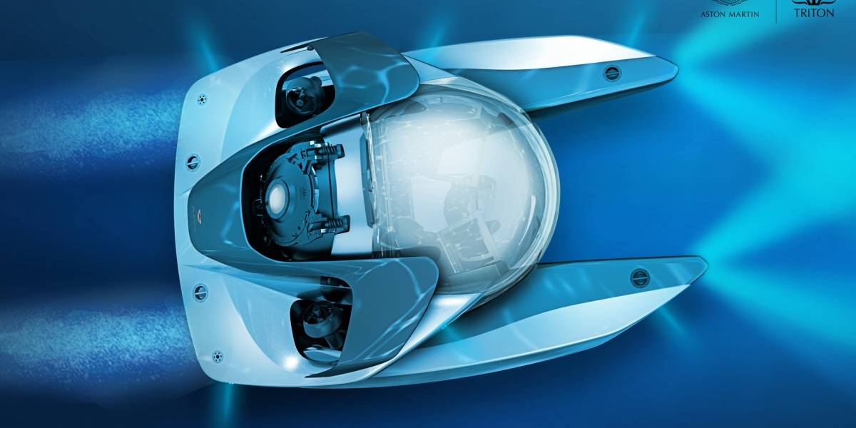 Este submarino de Aston Martin parece sacado de una película de James Bond