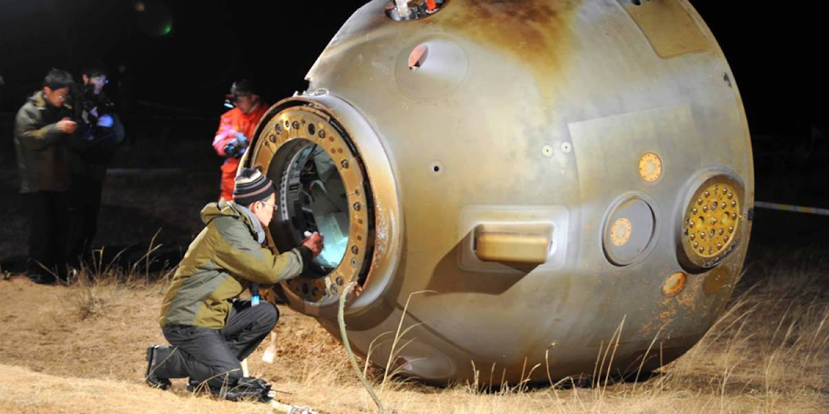 Sonda china regresa de manera exitosa a la Tierra