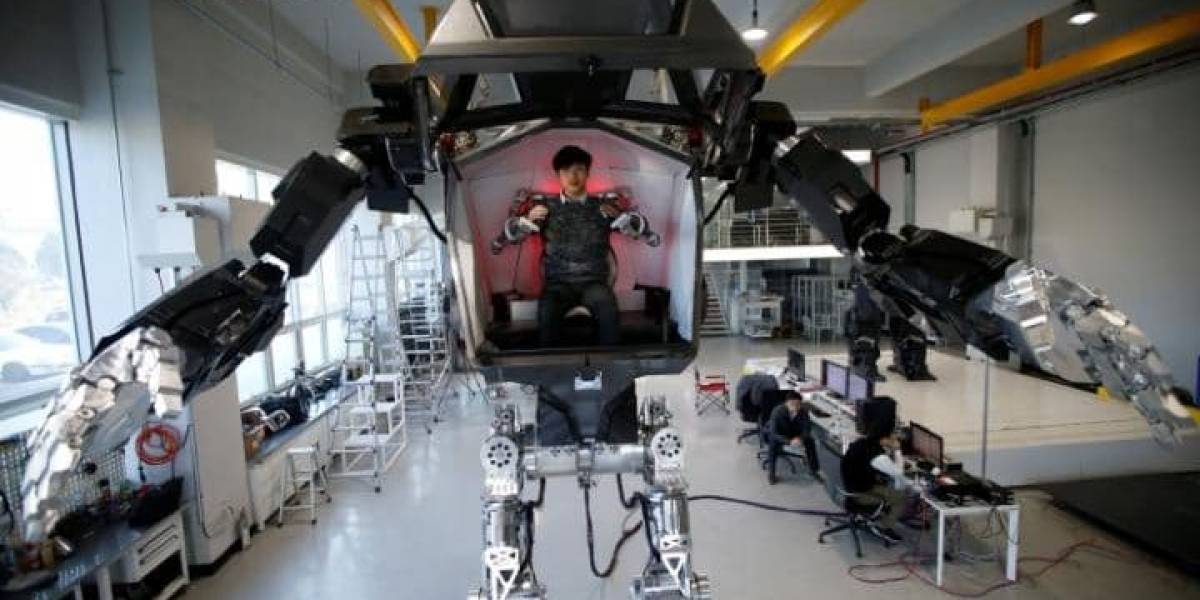 Desarrollan robot al estilo Pacific Rim en Corea del Sur