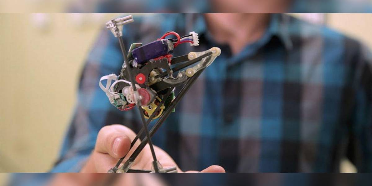 UC Berkeley crea un robot miniatura capaz de saltar entre paredes