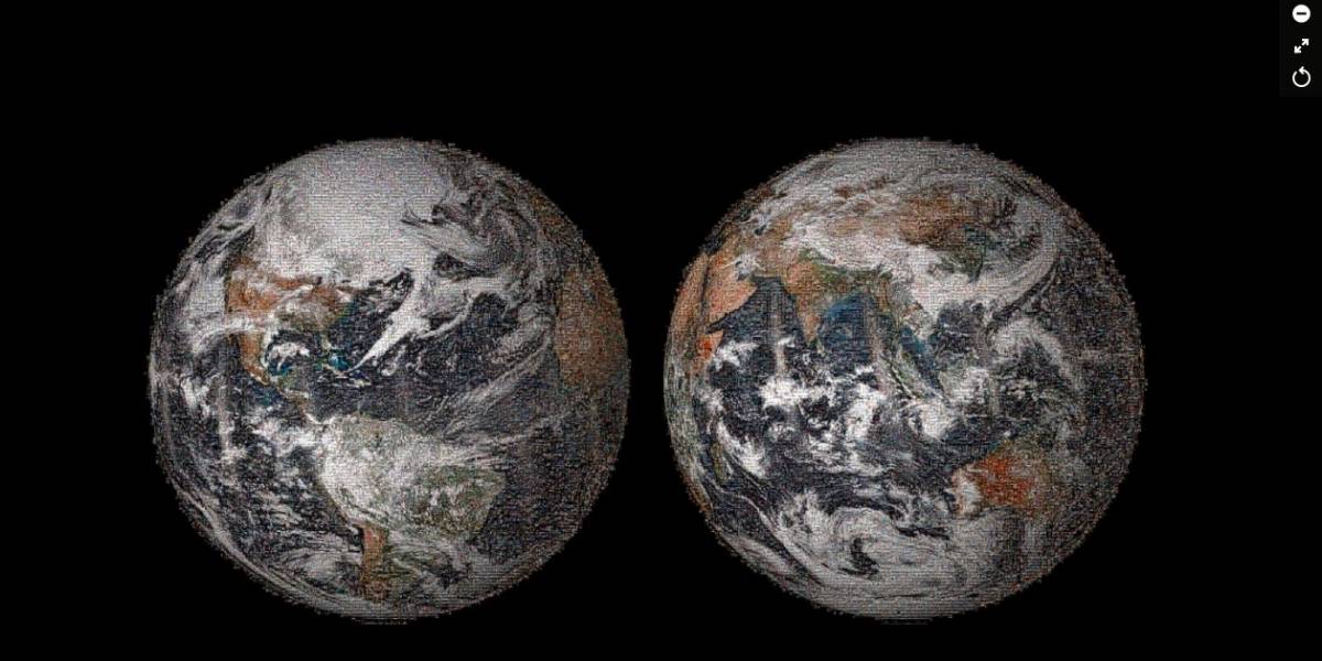El mundo en un selfie, cortesía de la NASA