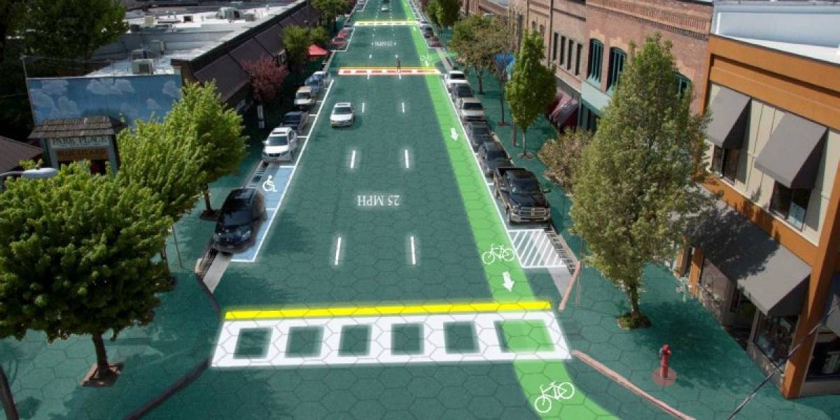 Proyecto en Indiegogo busca financiar carreteras con paneles solares y luces LED