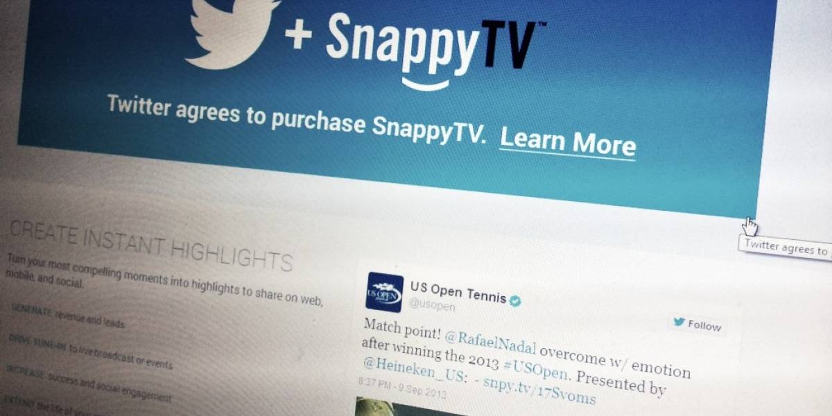 Twitter adquiere SnappyTV