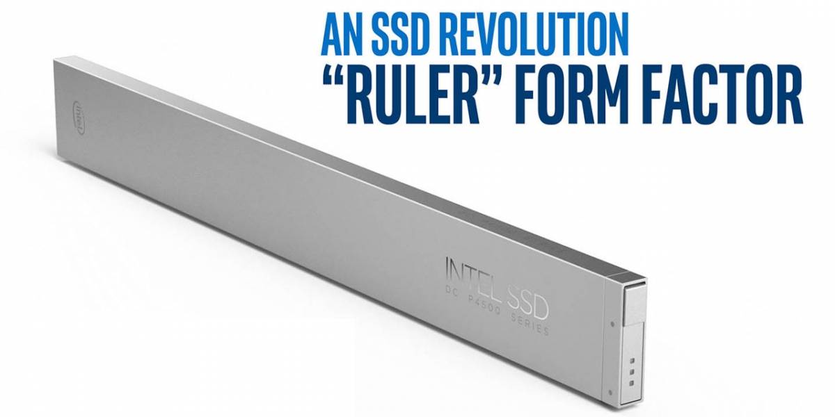 Intel muestra una nueva memoria SSD en forma de regla