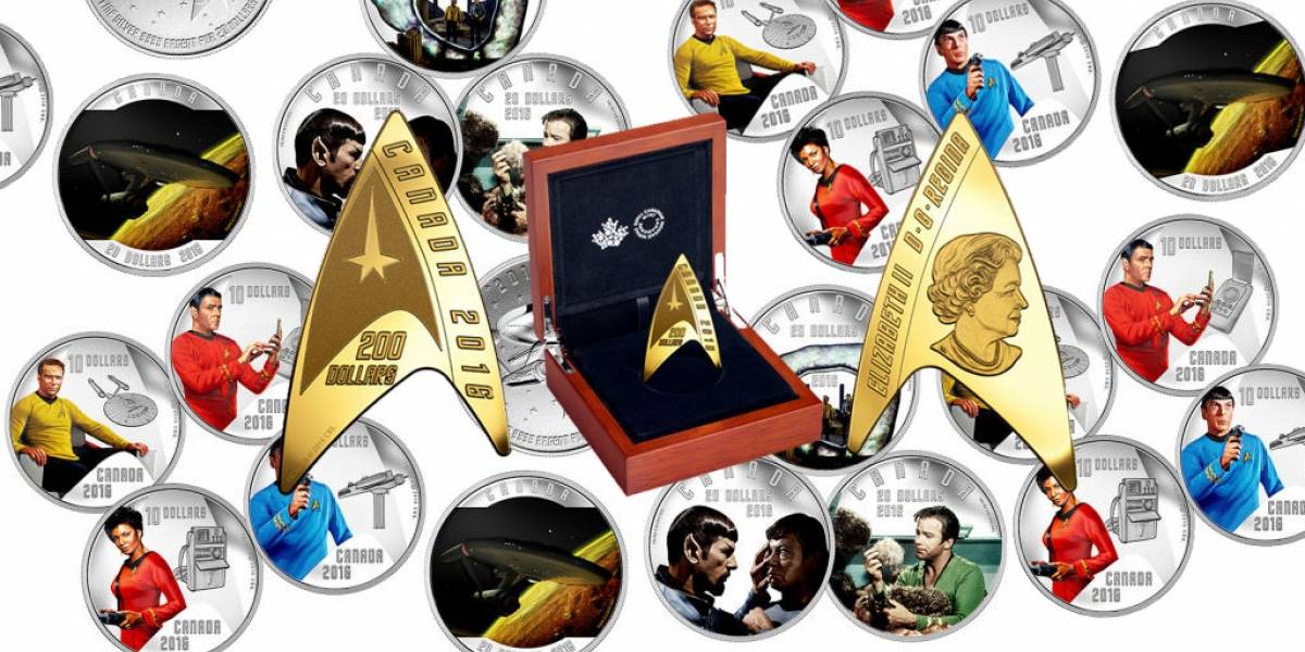Canadá festeja el 50 aniversario de Star Trek con monedas de colección