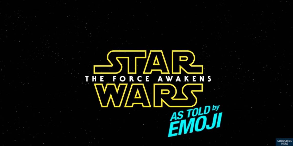 Star Wars: The Force Awakens es recreado con emojis
