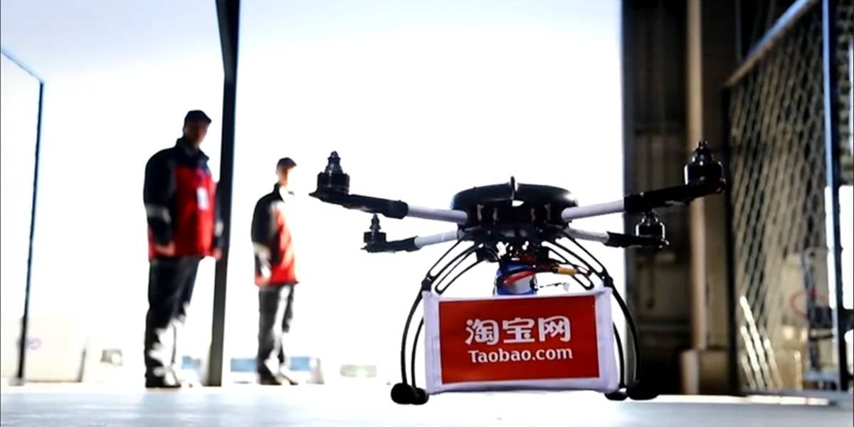 Alibaba muestra cómo puede entregar paquetes con drones