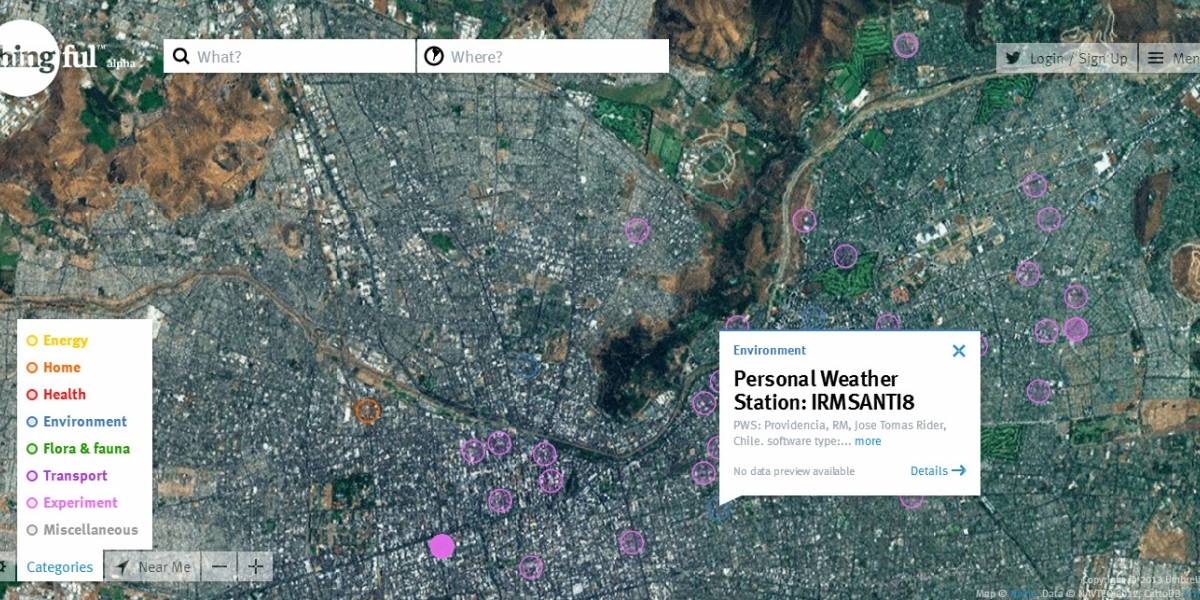Thingful quiere ser el atlas de la Internet de las Cosas