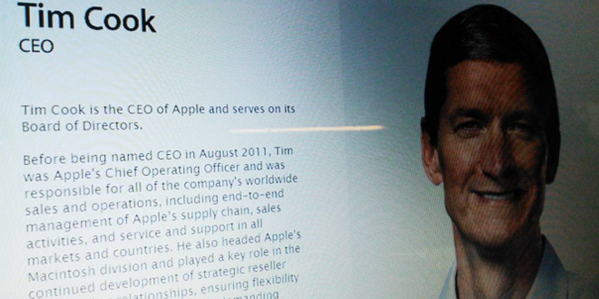 Hitos de Tim Cook tras un año como CEO de Apple
