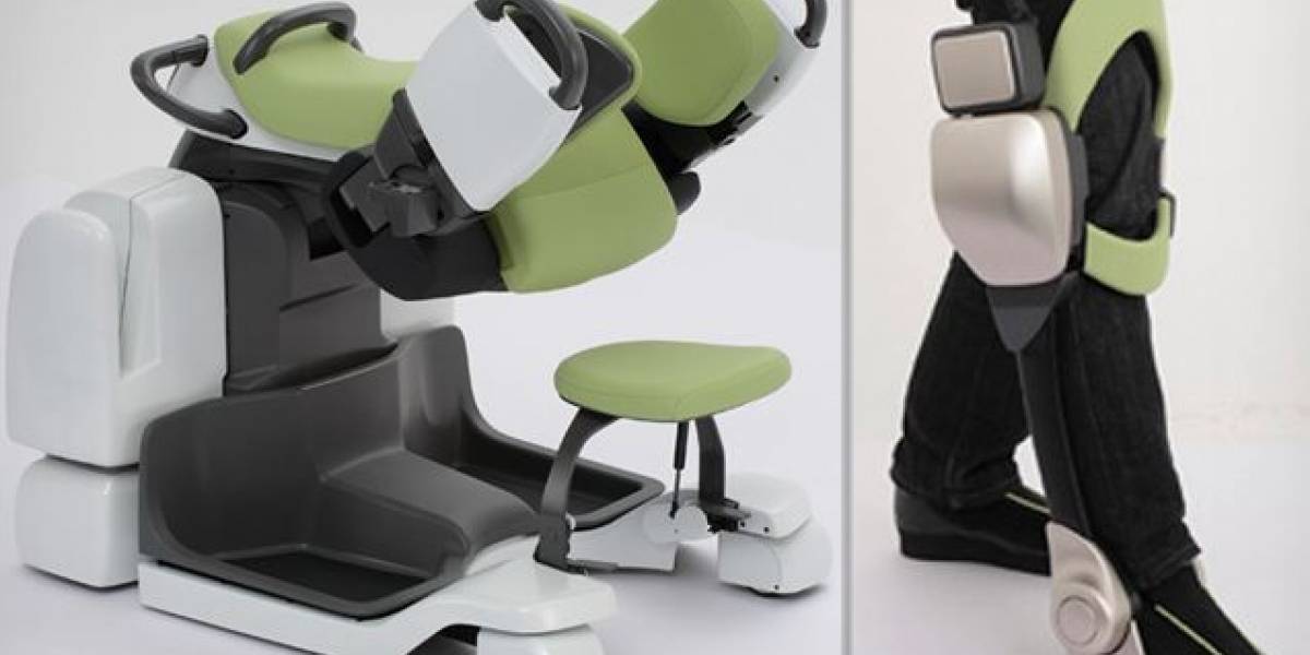 Robots enfermeros japoneses para ayudar a la rehabilitación de un paciente
