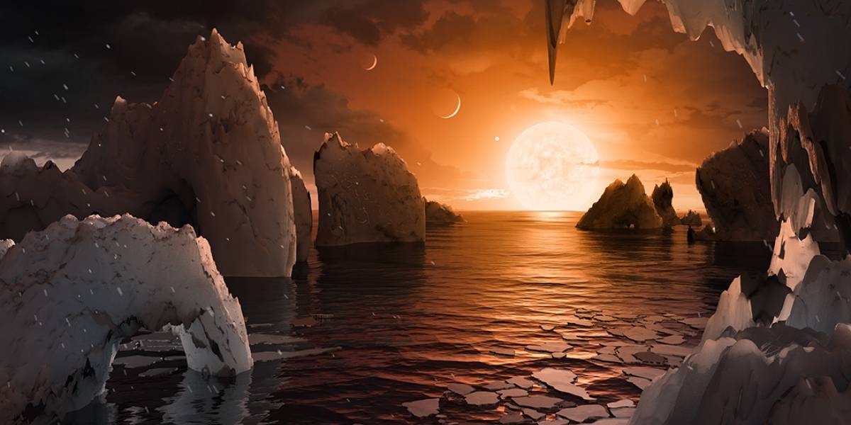 Algunos exoplanetas de Trappist-1 podrían tener agua en su superficie