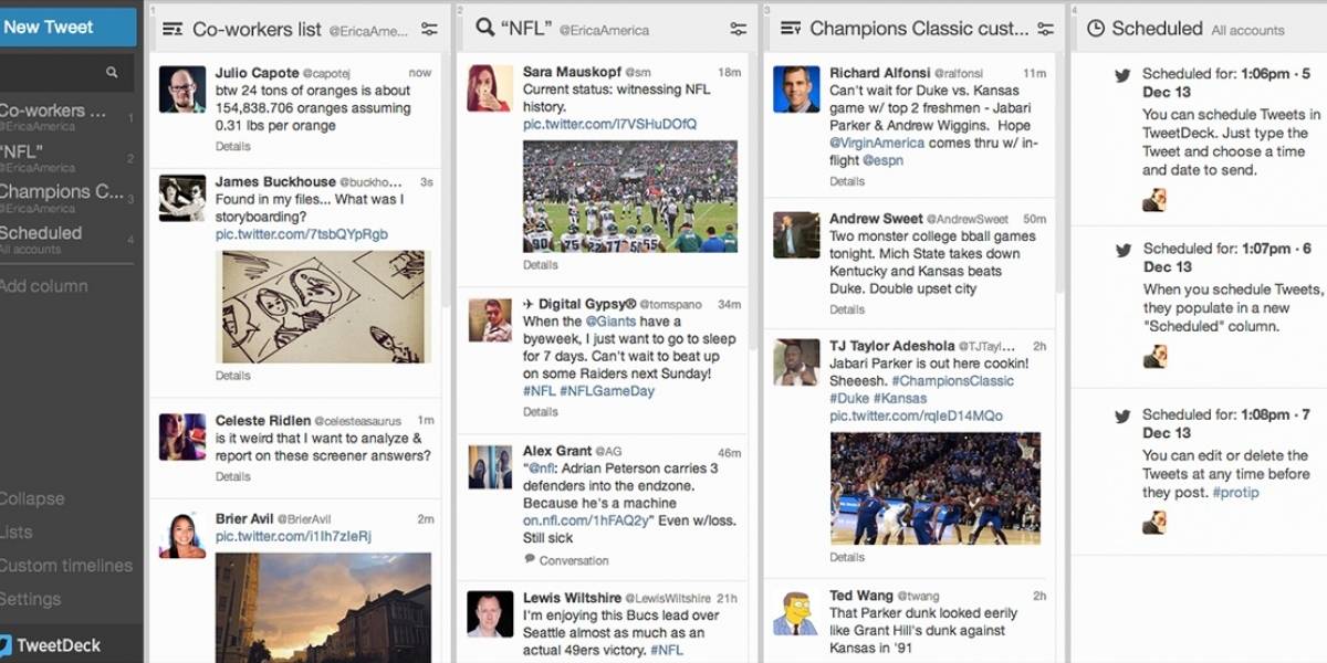 TweetDeck se actualiza con mejores funciones para community managers