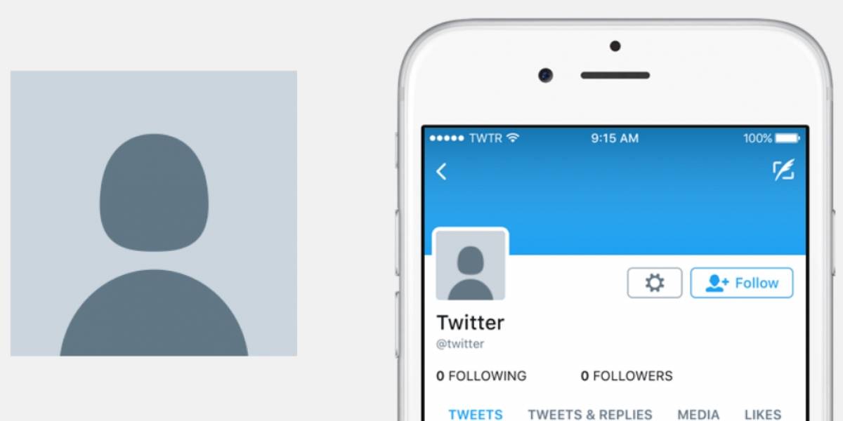 Twitter cambia el huevo del avatar por una persona sin rostro