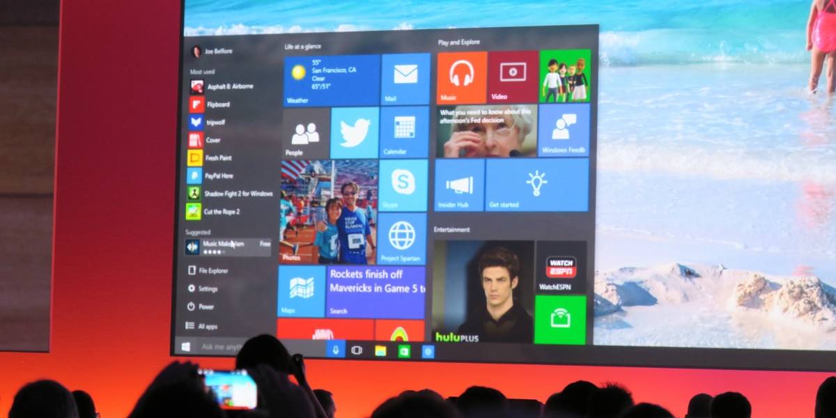 Windows 10 se actualizaría de forma diferente en cada edición