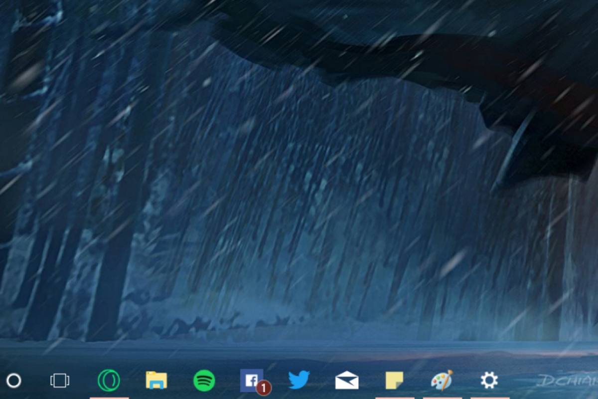 TaskbarTools vuelve transparente la barra de tareas en Windows 10
