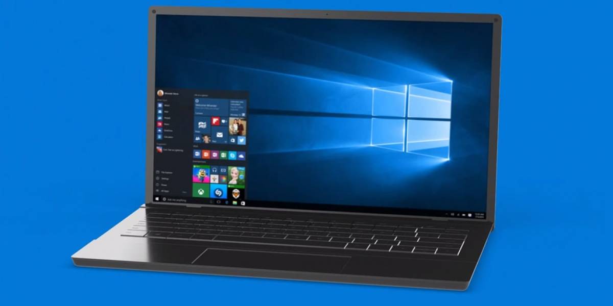 Microsoft reveló el fondo de pantalla de Windows 10