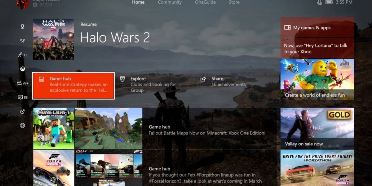 Xbox One recibe oficialmente a Creators Update