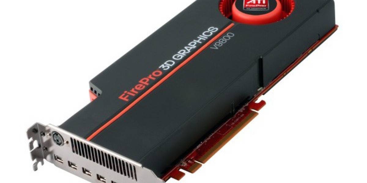 AMD presenta la tarjeta profesional ATI FirePro V9800 con 4GB de GDDR5 y 6 conexiones mini DisplayPort