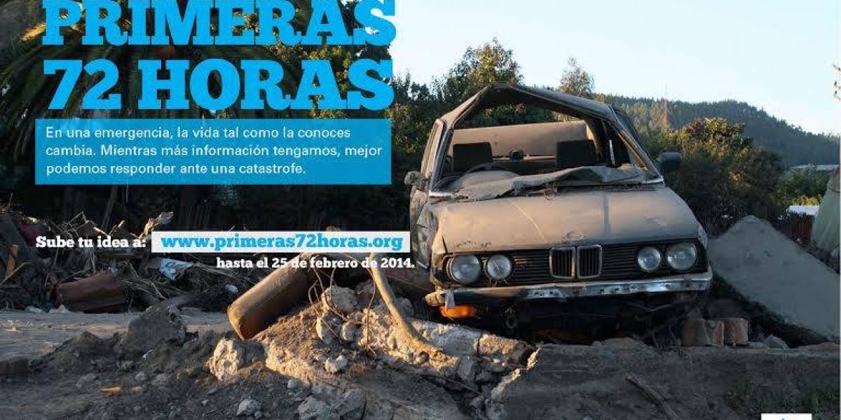 Primeras72Horas, un desafío tecnológico de Unicef y Socialab para responder a catástrofes