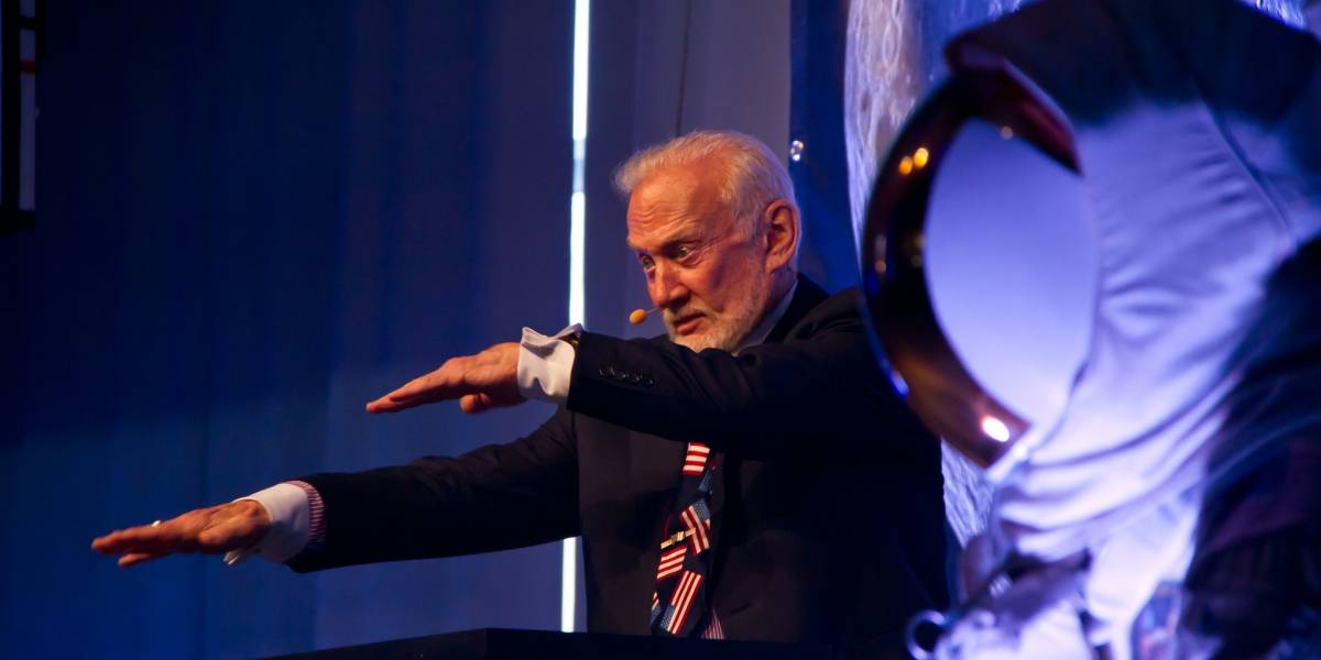 Para Buzz Aldrin el agua en Marte es otro pequeño paso para la humanidad