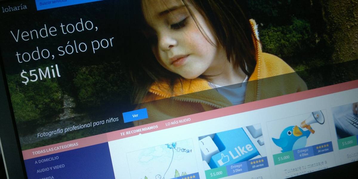 LoHaría, un mercado de servicios donde todo cuesta nueve dólares