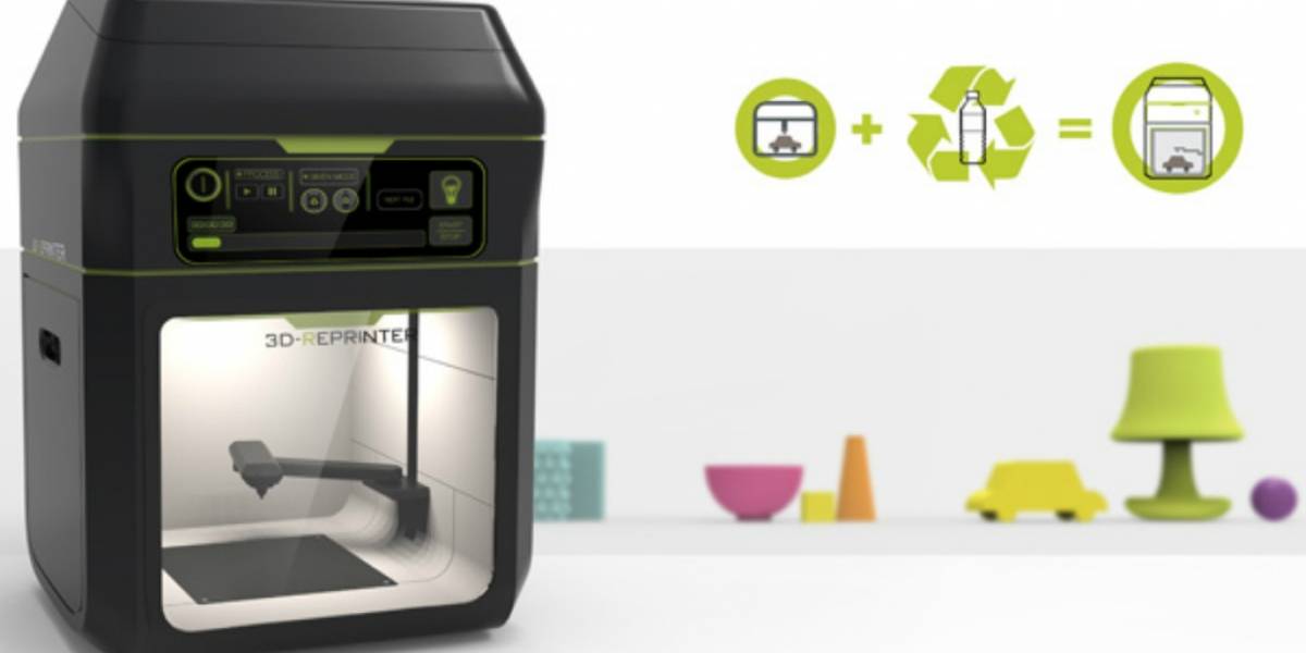 3D-Reprinter, una impresora 3D que recicla botellas de plástico