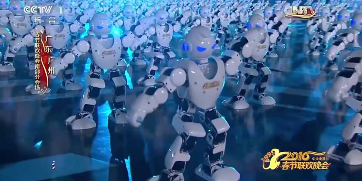 ¿Cómo celebraron los chinos su Año Nuevo? Con 540 robots bailarines
