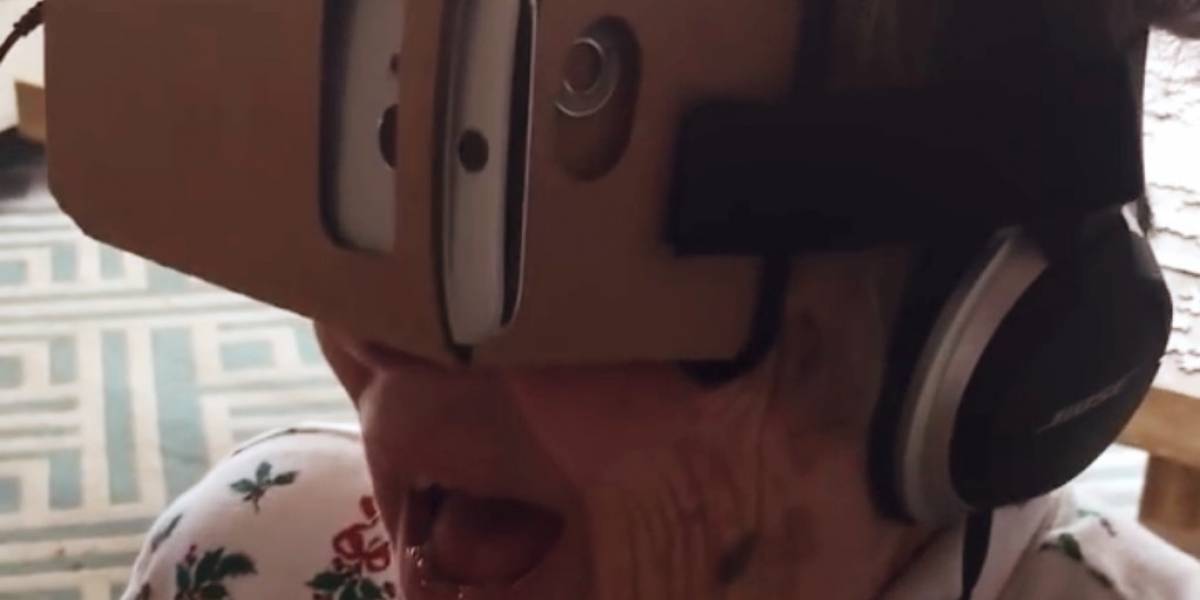 Una abuela de 88 años prueba la Realidad Virtual por primera vez