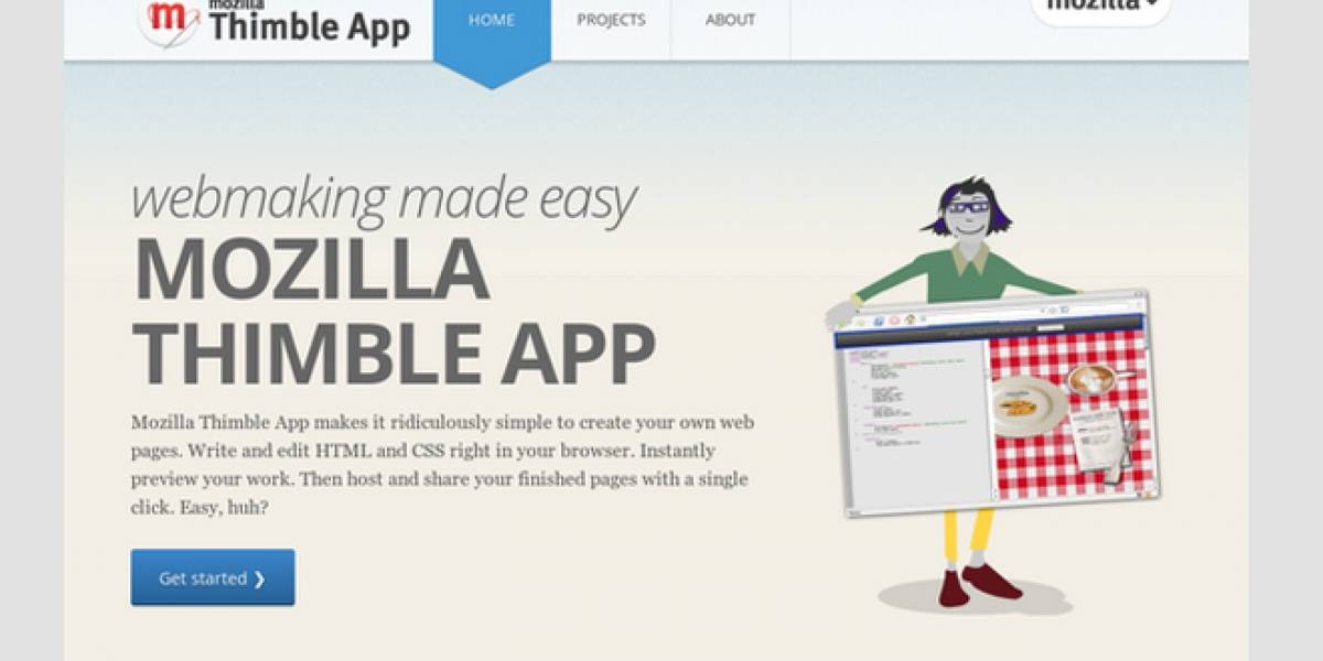 Mozilla lanza Thimble, una herramienta que te permite crear tus propias páginas web