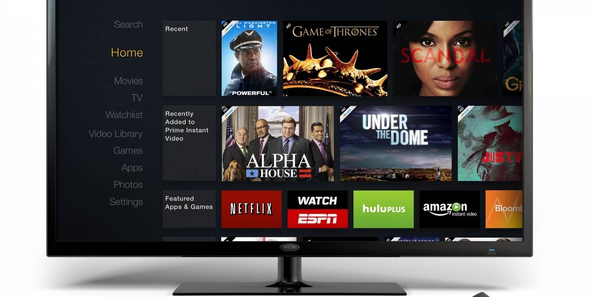 Amazon lanza su reproductor de streaming y juegos Fire TV