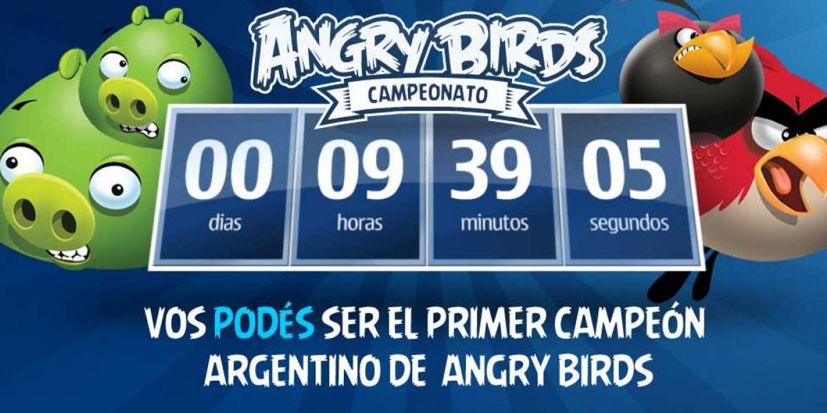 Argentina: Si sos imbatible volteando cerditos a pajarazos, podés ser el nuevo campeón de Angry Birds