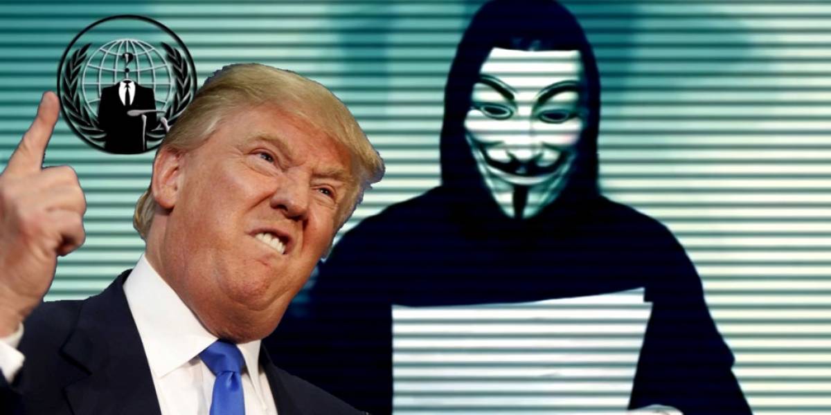 Anonymous le declara la "guerra total" a Donald Trump