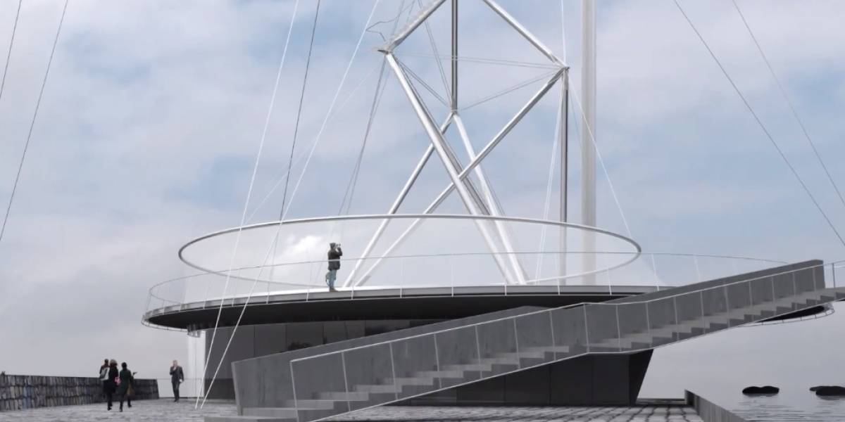 Esta torre buscará esconder las antenas del Cerro San Cristóbal en Santiago