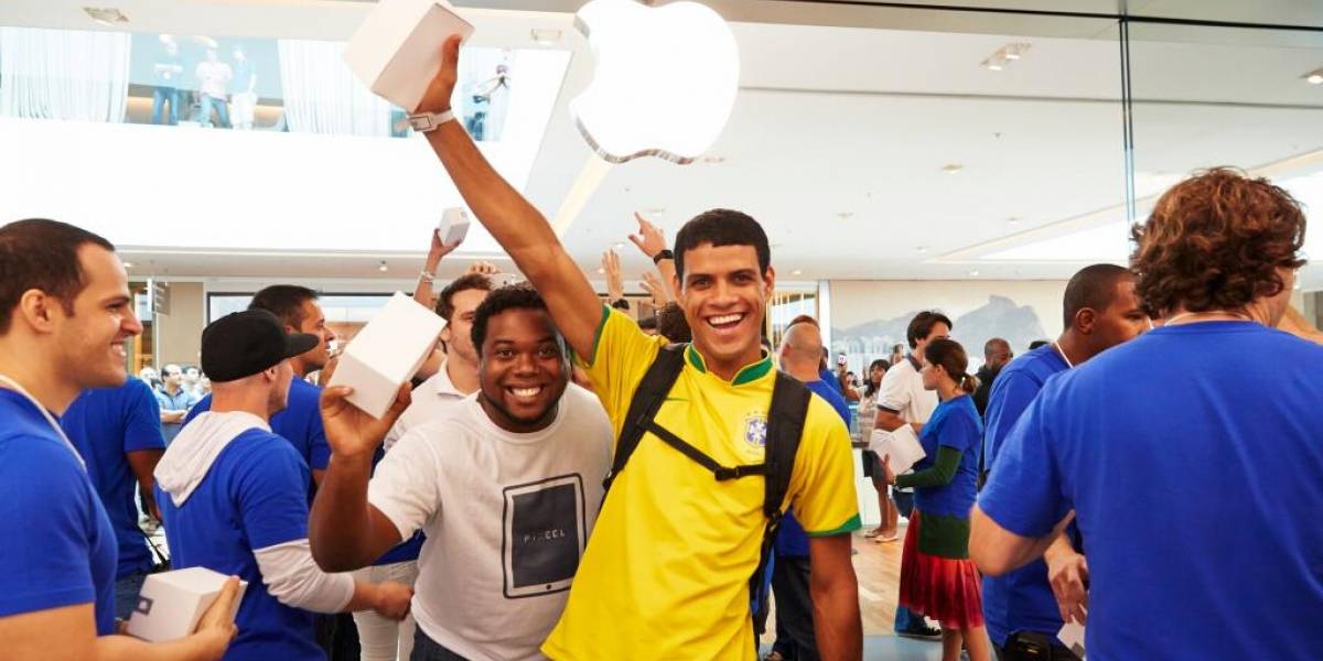 Así fue la inauguración de la Apple Store en Brasil