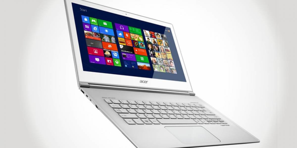 Acer presenta ultrabooks con pantallas táctiles y Windows 8