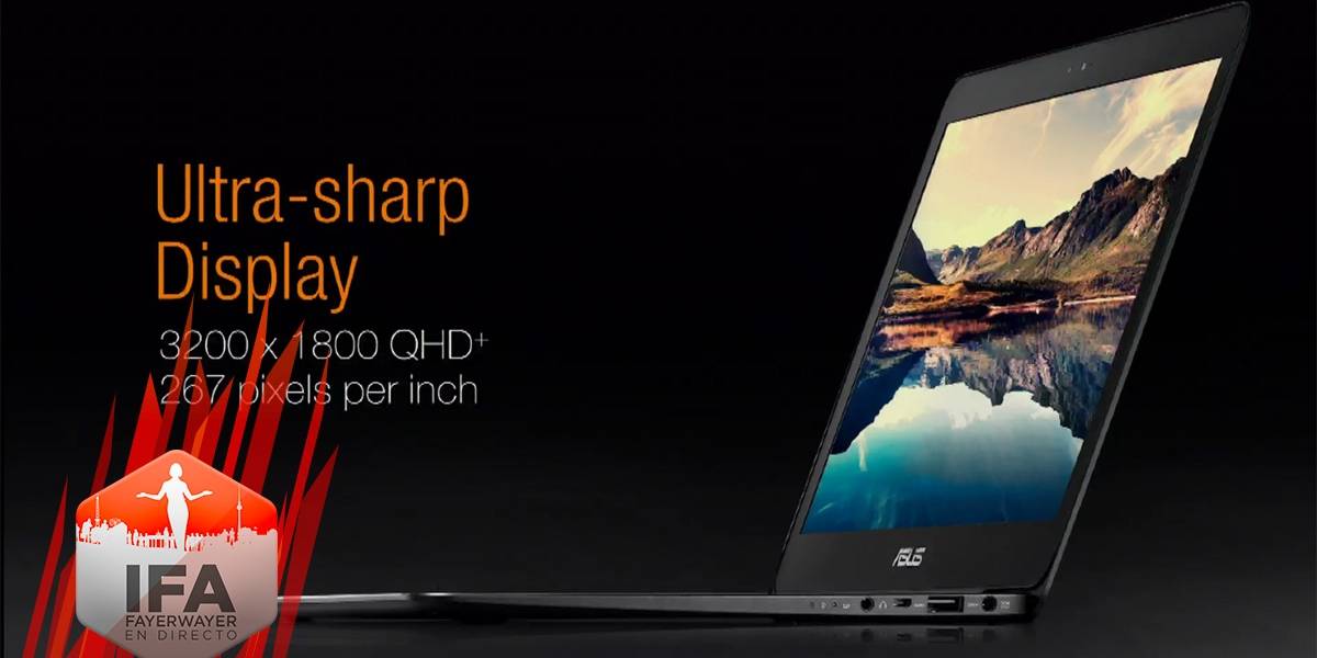 Asus Zenbook UX305 tiene una pantalla QHD+ #IFA2014