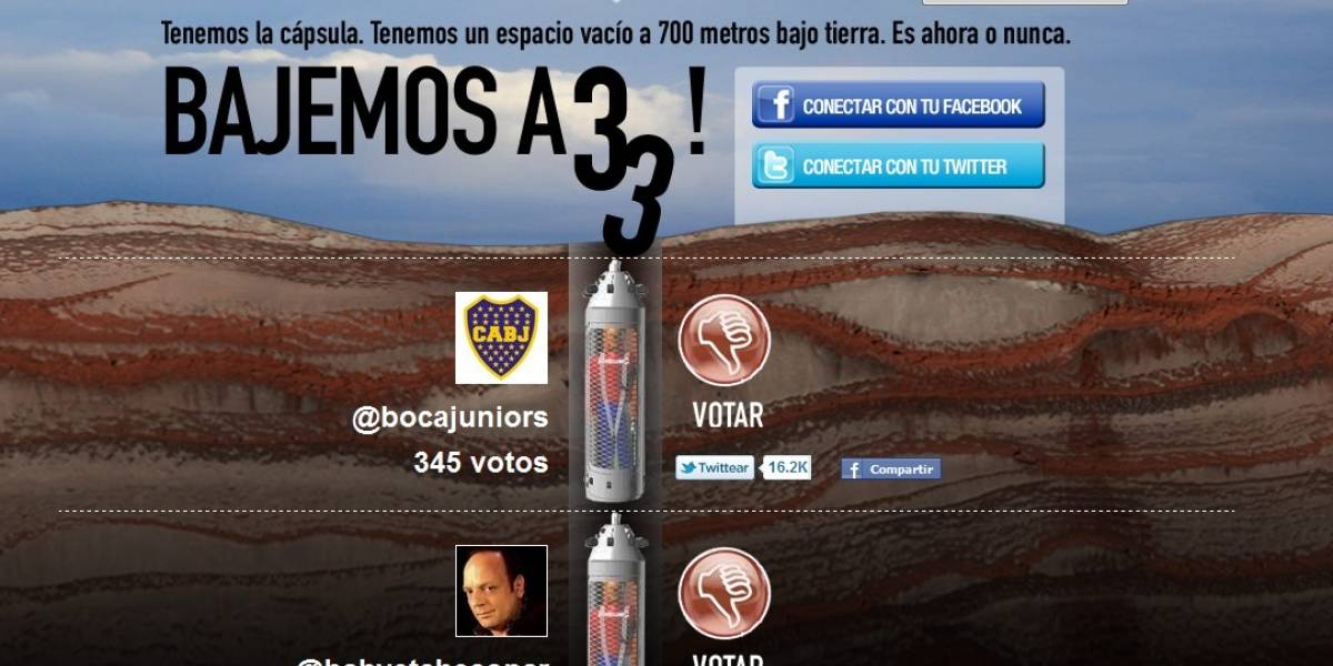 Web busca bajar a 33 indeseables a 700 metros bajo tierra