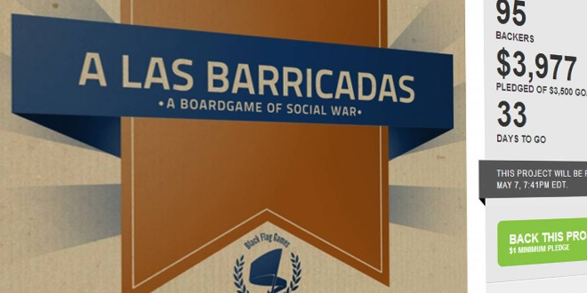 "A las Barricadas", un juego de mesa sobre hacer protestas que busca dinero en Kickstarter